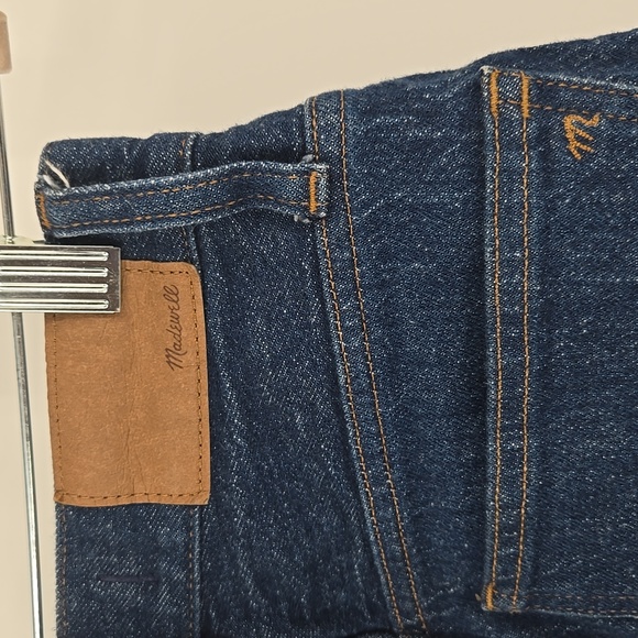 Madewell the perfect vintage straight Jeans with piping. Greenhaven wash - Picture 6 of 8